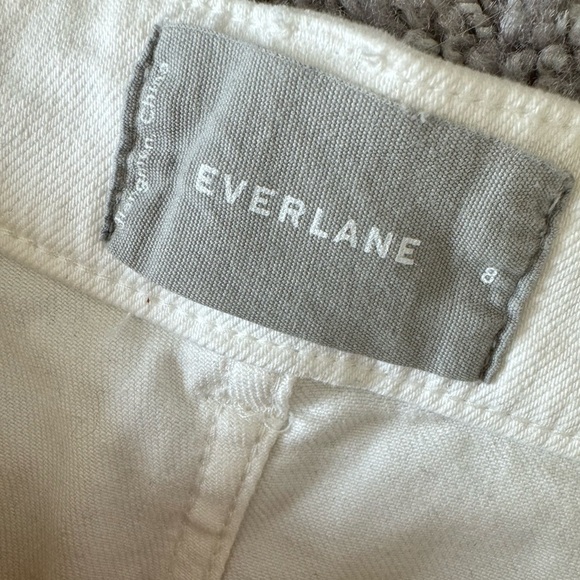 NWOT Everlane Organic Wide Leg Pant size 8. Bone color. - Picture 4 of 6